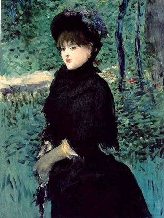 La Promenade Madame Gamby, Edouard Manet